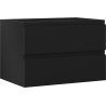 Mexen Orio meuble de salle de bain sous lavabo 70 cm, 2 tiroirs, noir mat - 91A10-07047-2-BFF71