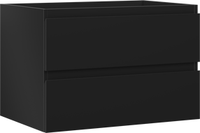 Mexen Orio meuble de salle de bain sous lavabo 70 cm, 2 tiroirs, noir mat - 91A10-07047-2-BFF71