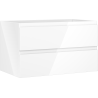 Mexen Orio armoire de salle de bain pour vasque 80 cm, 2 tiroirs, blanc brillant - 91A10-08047-2-BFF00