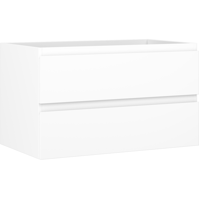 Mexen Orio meuble de salle de bain sous lavabo 80 cm, 2 tiroirs, blanc mat - 91A10-08047-2-BFF01
