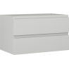 Mexen Orio armoire de salle de bain sous lavabo 80 cm, 2 tiroirs, gris mat - 91A10-08047-2-BFF62