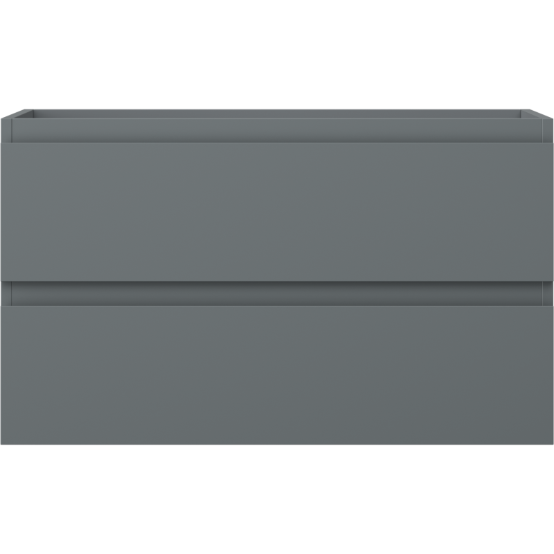 Mexen Orio armoire de salle de bains sous-vasque 80 cm, 2 tiroirs, graphite mat - 91A10-08047-2-BFF66