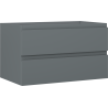 Mexen Orio meuble de salle de bain sous-lavabo 80 cm, 2 tiroirs, graphite mat - 91A10-08047-2-BFF66
