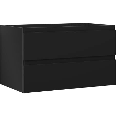Mexen Orio meuble de salle de bain sous lavabo 80 cm, 2 tiroirs, noir mat - 91A10-08047-2-BFF71