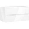 Mexen Orio meuble de salle de bain sous lavabo 90 cm, 2 tiroirs, blanc brillant - 91A10-09047-2-BFF00