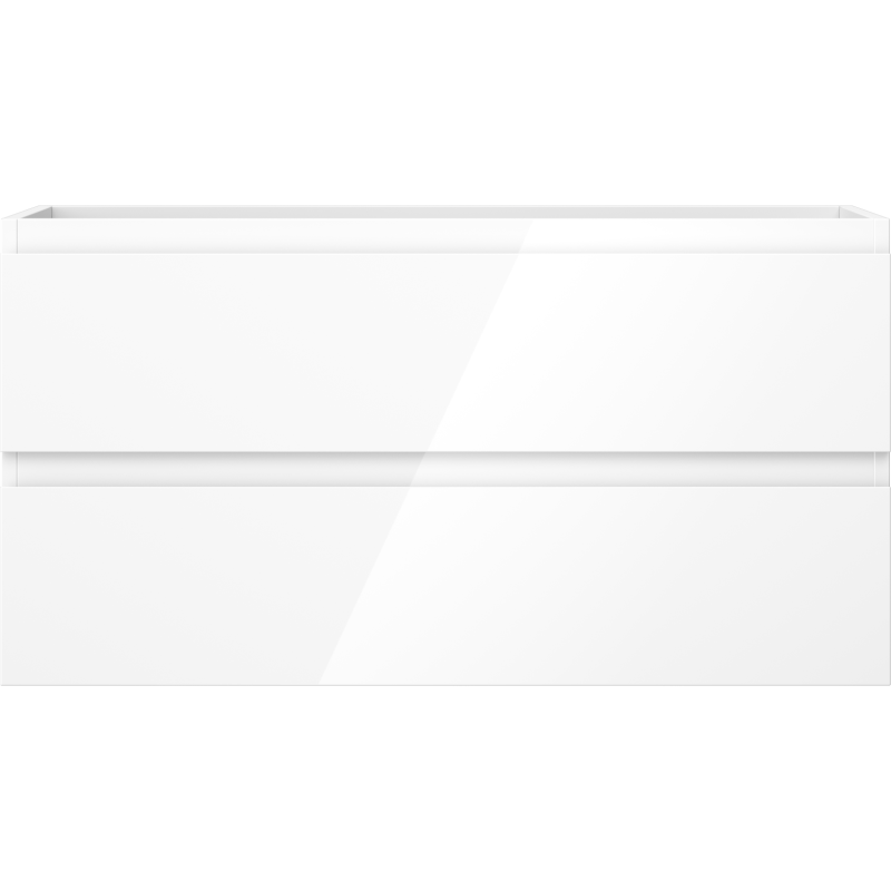 Mexen Orio meuble de salle de bain sous lavabo 90 cm, 2 tiroirs, blanc brillant - 91A10-09047-2-BFF00