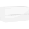 Mexen Orio armoire de salle de bain sous-lavabo 90 cm, 2 tiroirs, blanc mat - 91A10-09047-2-BFF01