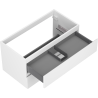 Mexen Orio armoire de salle de bain sous-vasque 90 cm, 2 tiroirs, blanc mat - 91A10-09047-2-BFF01