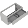 Mexen Orio armoire de salle de bains sous le lavabo 90 cm, 2 tiroirs, gris mat - 91A10-09047-2-BFF62