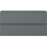 Mexen Orio armoire de salle de bain sous lavabo 90 cm, 2 tiroirs, gris mat - 91A10-09047-2-BFF66