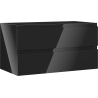 Mexen Orio meuble de salle de bain sous lavabo 90 cm, 2 tiroirs, noir brillant - 91A10-09047-2-BFF70