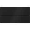 Mexen Orio meuble de salle de bain sous lavabo 90 cm, 2 tiroirs, noir mat - 91A10-09047-2-BFF71