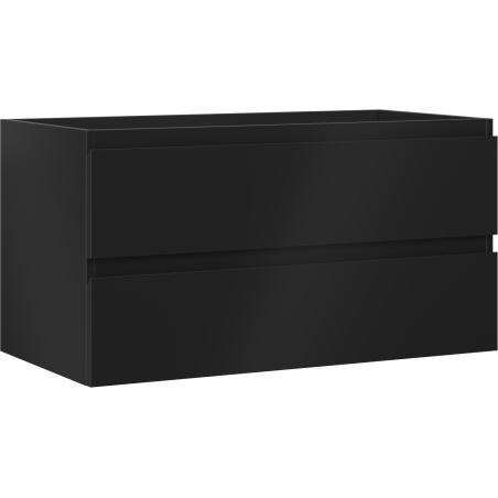 Mexen Orio meuble de salle de bain sous lavabo 90 cm, 2 tiroirs, noir mat - 91A10-09047-2-BFF71