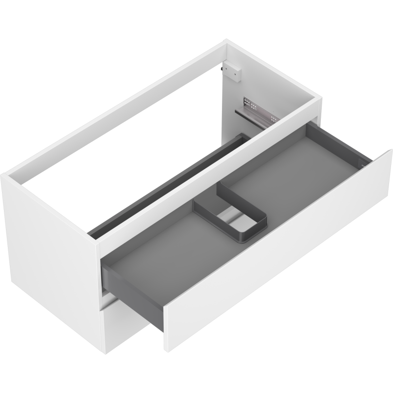 Mexen Orio armoire de salle de bain sous lavabo 100 cm, 2 tiroirs, blanc mat - 91A10-10047-2-BFF01