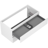 Mexen Orio meuble de salle de bain sous lavabo 100 cm, 2 tiroirs, blanc mat - 91A10-10047-2-BFF01