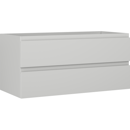 Mexen Orio meuble de salle de bain sous-vasque 100 cm, 2 tiroirs, gris mat - 91A10-10047-2-BFF62