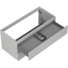 Mexen Orio meuble de salle de bain sous-vasque 100 cm, 2 tiroirs, gris mat - 91A10-10047-2-BFF62
