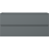 Mexen Orio armoire de salle de bain sous lavabo 100 cm, 2 tiroirs, graphite mat - 91A10-10047-2-BFF66