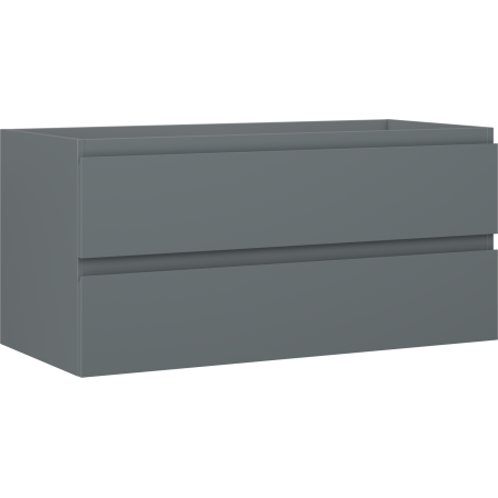 Mexen Orio armoire de salle de bain sous lavabo 100 cm, 2 tiroirs, graphite mat - 91A10-10047-2-BFF66