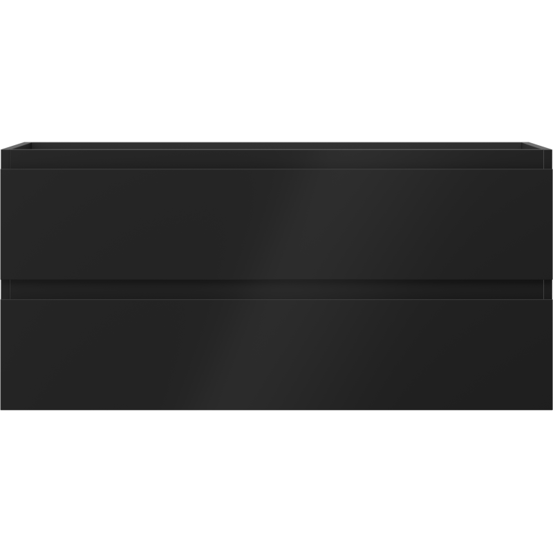 Mexen Orio meuble de salle de bains sous-lavabo 100 cm, 2 tiroirs, noir mat - 91A10-10047-2-BFF71