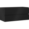 Mexen Orio meuble de salle de bain sous-lavabo 100 cm, 2 tiroirs, noir mat - 91A10-10047-2-BFF71
