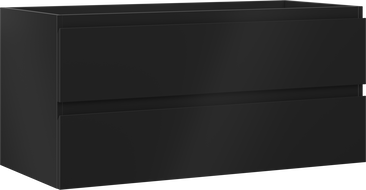 Mexen Orio meuble de salle de bain sous-lavabo 100 cm, 2 tiroirs, noir mat - 91A10-10047-2-BFF71