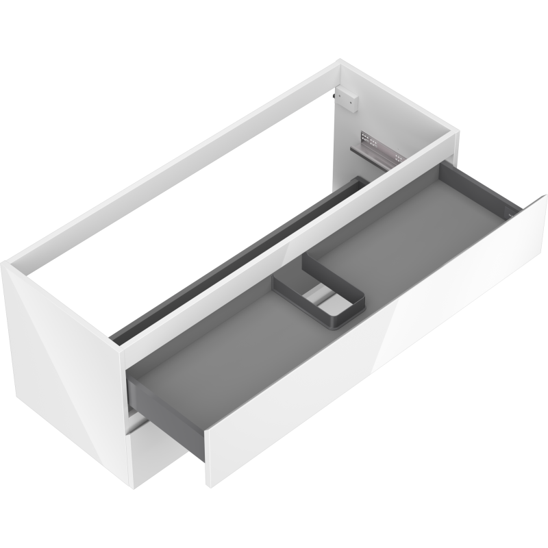 Mexen Orio armoire de salle de bains sous lavabo 120 cm, 2 tiroirs, blanc brillant - 91A10-12047-2-BFF00