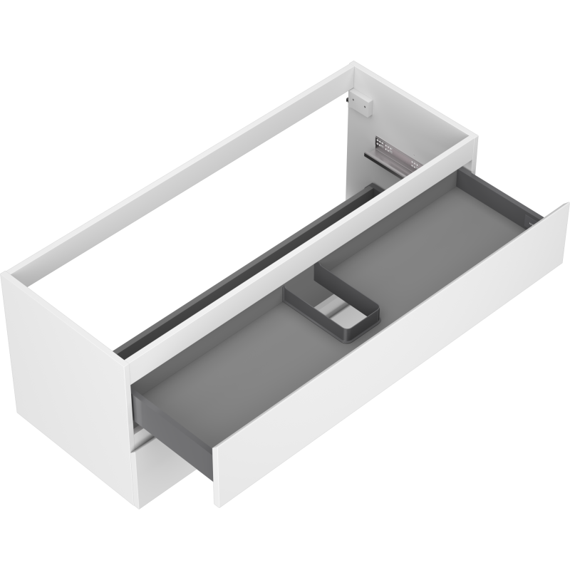Mexen Orio meuble de salle de bain sous lavabo 120 cm, 2 tiroirs, blanc mat - 91A10-12047-2-BFF01