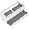 Mexen Orio armoire de salle de bain sous-lavabo 120 cm, 2 tiroirs, blanc mat - 91A10-12047-2-BFF01