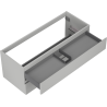 Mexen Orio armoire de salle de bains sous lavabo 120 cm, 2 tiroirs, gris mat - 91A10-12047-2-BFF62