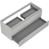 Mexen Orio armoire de salle de bains sous lavabo 120 cm, 2 tiroirs, gris mat - 91A10-12047-2-BFF62