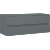 Mexen Orio meuble de salle de bain sous lavabo 120 cm, 2 tiroirs, graphite mat - 91A10-12047-2-BFF66