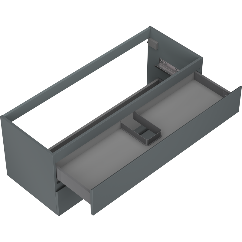 Mexen Orio meuble de salle de bains sous lavabo 120 cm, 2 tiroirs, graphite mat - 91A10-12047-2-BFF66