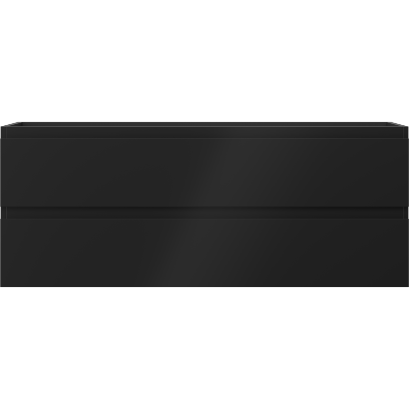 Mexen Orio meuble de salle de bains sous-vasque 120 cm, 2 tiroirs, noir mat - 91A10-12047-2-BFF71