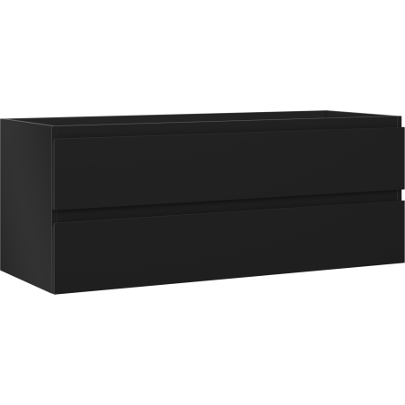 Mexen Orio meuble-lavabo 120 cm, 2 tiroirs, noir mat - 91A10-12047-2-BFF71