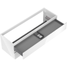 Mexen Orio armoire de salle de bain sous-lavabo 140 cm, 2 tiroirs, blanc brillant - 91A10-14047-2-BFF00