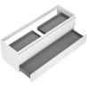 Mexen Orio meuble de salle de bain sous lavabo 140 cm, 2 tiroirs, blanc mat - 91A10-14047-2-BFF01