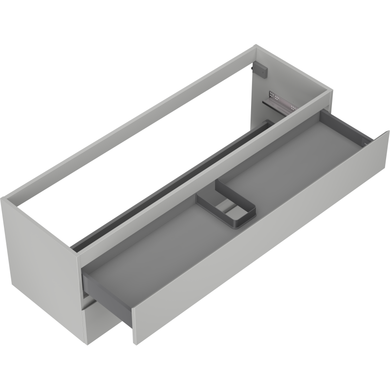 Mexen Orio armoire de salle de bains sous lavabo 140 cm, 2 tiroirs, gris mat - 91A10-14047-2-BFF62