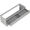 Mexen Orio meuble de salle de bain sous-vasque 140 cm, 2 tiroirs, gris mat - 91A10-14047-2-BFF62