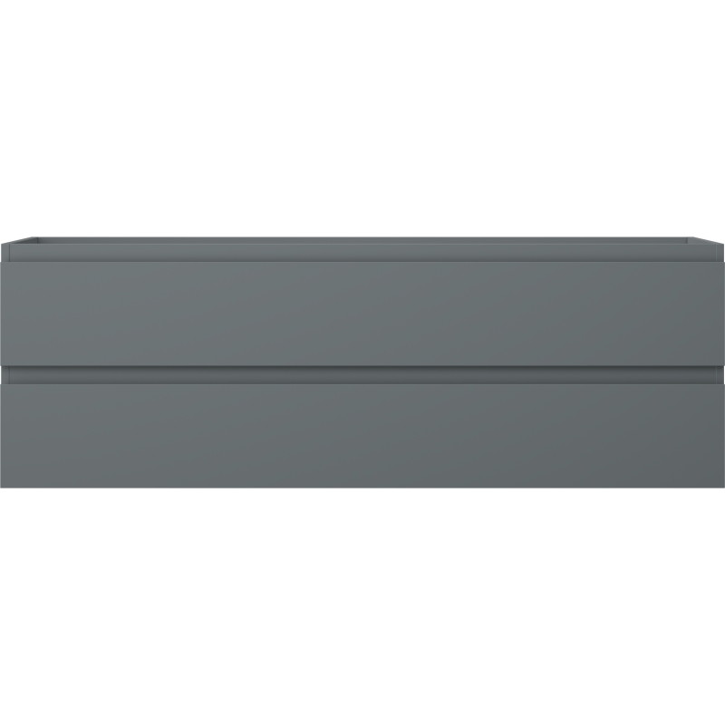 Mexen Orio armoire de salle de bain sous lavabo 140 cm, 2 tiroirs, graphite mat - 91A10-14047-2-BFF66