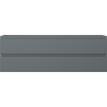 Mexen Orio meuble de salle de bains sous-lavabo 140 cm, 2 tiroirs, graphite mat - 91A10-14047-2-BFF66