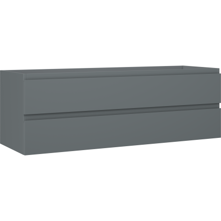 Mexen Orio armoire de salle de bain sous lavabo 140 cm, 2 tiroirs, graphite mat - 91A10-14047-2-BFF66