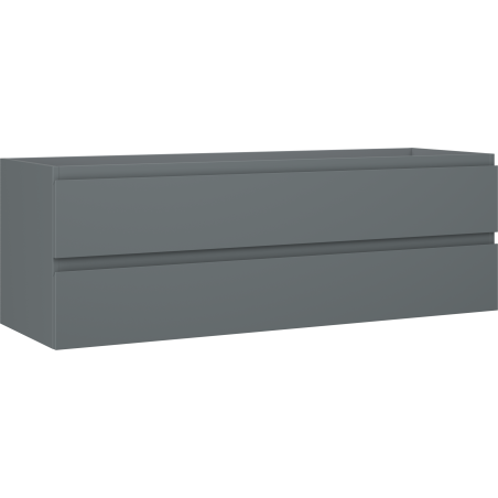 Mexen Orio meuble de salle de bains sous-lavabo 140 cm, 2 tiroirs, graphite mat - 91A10-14047-2-BFF66