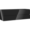 Mexen Orio meuble-lavabo 140 cm, 2 tiroirs, noir brillant - 91A10-14047-2-BFF70