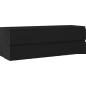 Mexen Orio meuble de salle de bain sous lavabo 140 cm, 2 tiroirs, noir mat - 91A10-14047-2-BFF71