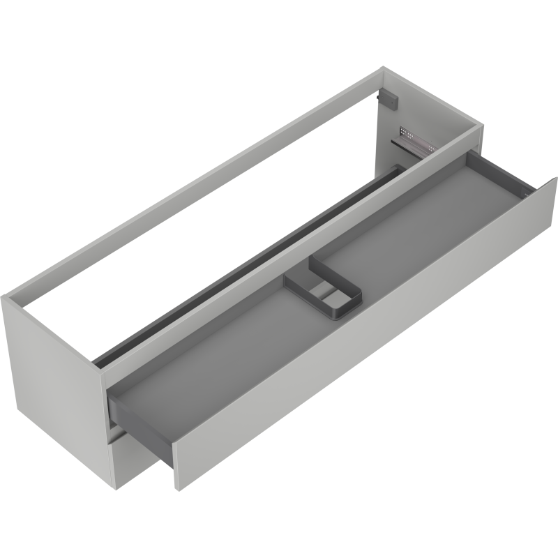 Mexen Orio meuble de salle de bain sous lavabo 160 cm, 2 tiroirs, gris mat - 91A10-16047-2-BFF62