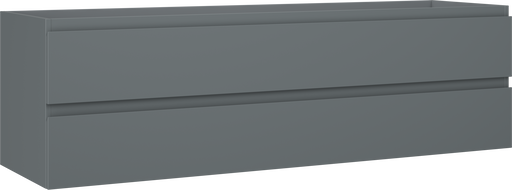 Mexen Orio armoire de salle de bain sous lavabo 160 cm, 2 tiroirs, graphite mat - 91A10-16047-2-BFF66