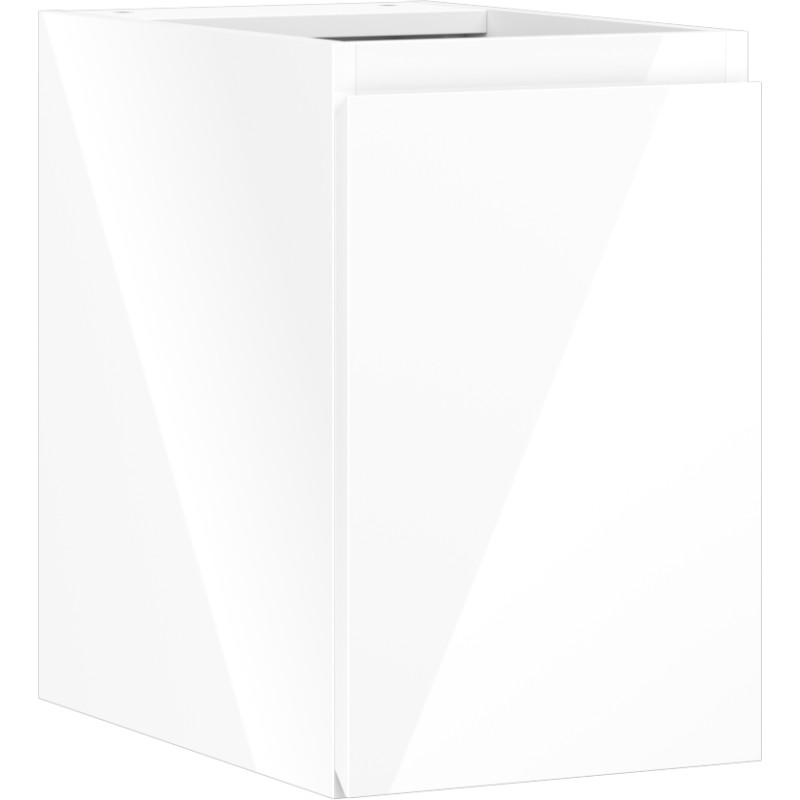 Mexen Orio meuble de salle de bains sous vasque 30 cm, 1 porte, blanc brillant - 91A11-03047-1-BF00