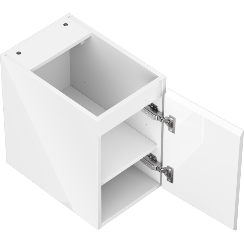 Mexen Orio meuble de salle de bains sous vasque 30 cm, 1 porte, blanc brillant - 91A11-03047-1-BF00