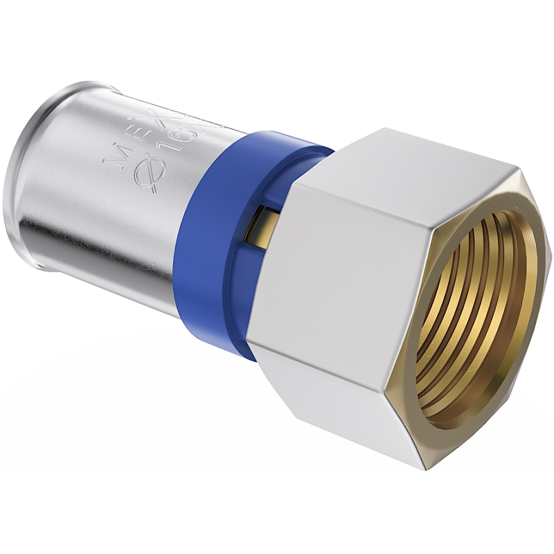 Mexen PEX-P raccord à compression, réducteur PEX à sertir 25 x 3/4 GW - W97122-2534F-00